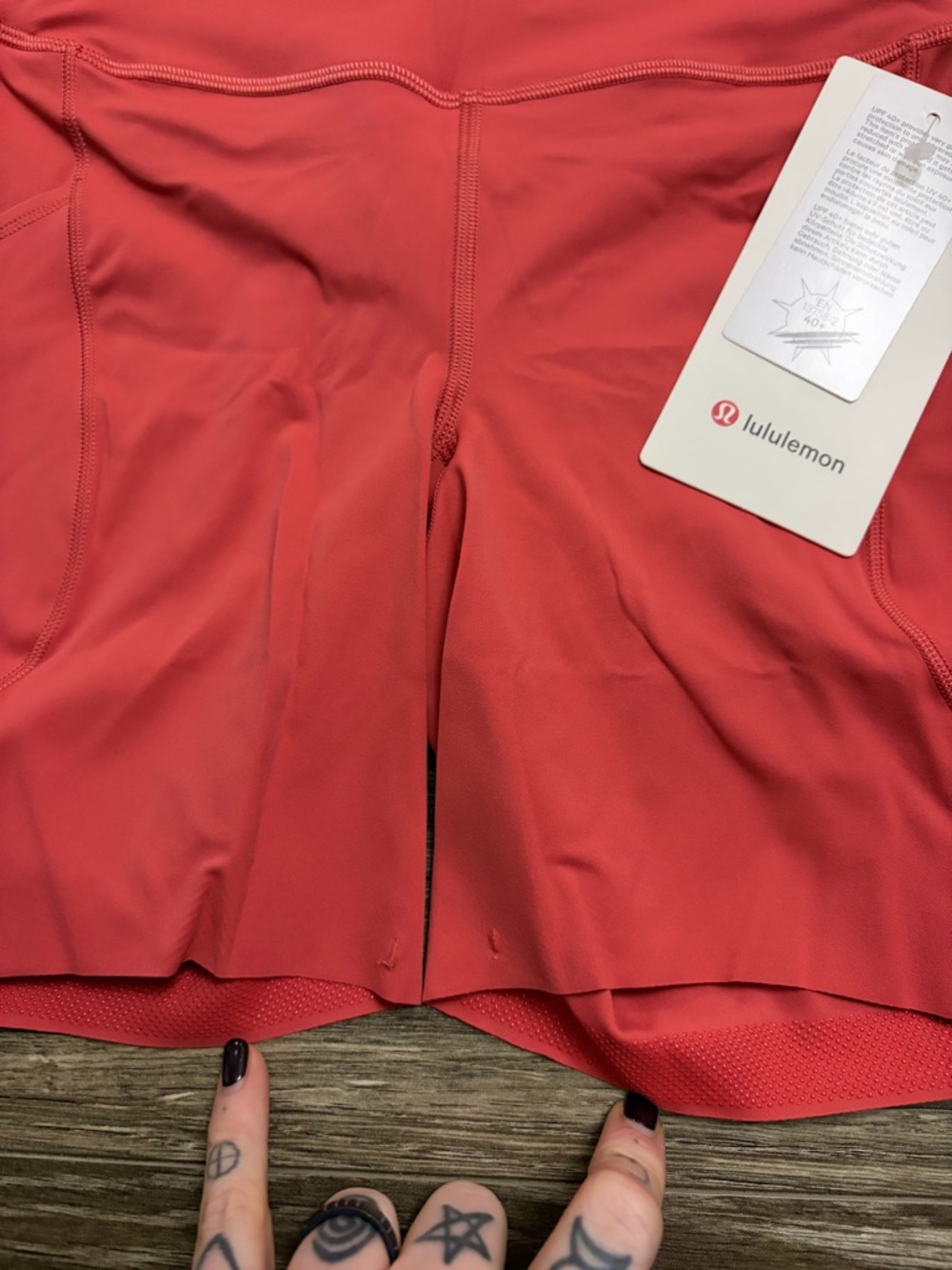 NWT Lululemon Fast and Free High-Rise Short 6" *Pockets (Desert Red) Size 4 - Picture 3 of 8